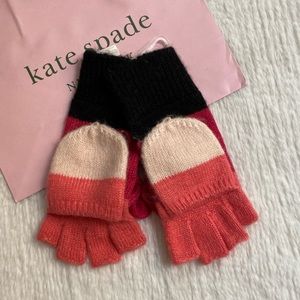 Kate Spade Colorblock Mittens